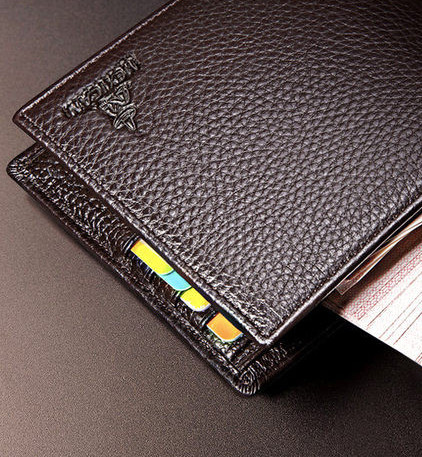 Portofel barbati din piele ecologica mai multe modele cu inscriptie