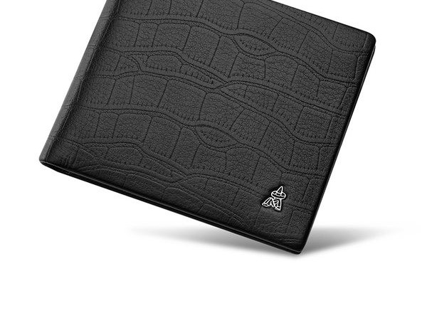 Nahast rahakott - metallelemendiga