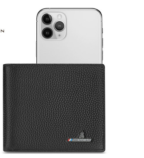 Un nou model de portofel pentru bărbați cu compartiment pentru documente și bancnote