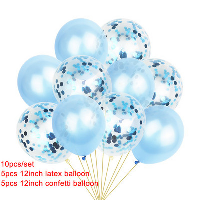 10 buc. Baloane din folie cu inimă de aur trandafir multiplu Baloane cu heliu Decoratiuni pentru petrecerea de aniversare pentru copii Baloane de nunta Rechizite pentru baby shower