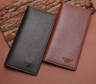 Έκο  Δερμάτινο ανδρικό πορτοφόλι - με επιγραφή