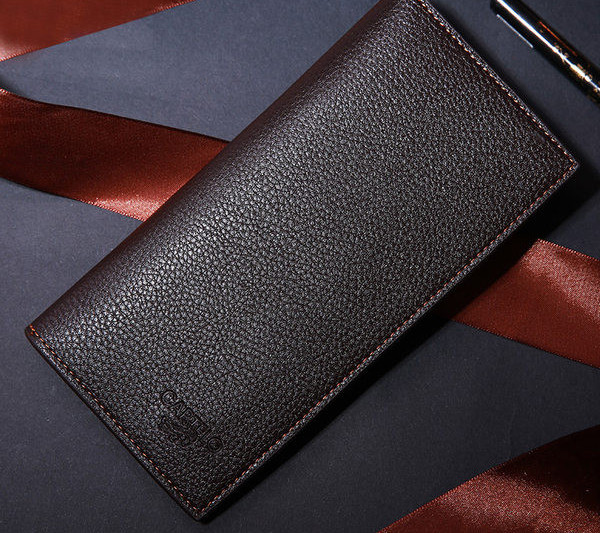 Έκο  Δερμάτινο ανδρικό πορτοφόλι - με επιγραφή