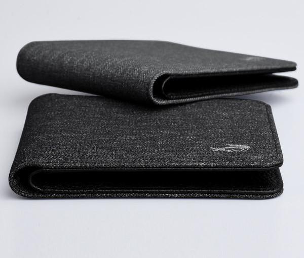 Tekstiilist meeste rahakott lahtritega krediitkaartide ja pangatähtede jaoks