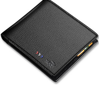 Κομψό ανδρικό πορτοφόλι - από οικολογικό δέρμα