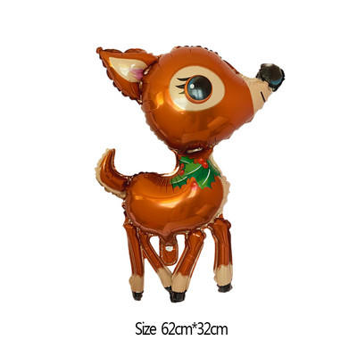 Häid jõule õhupallid Jõuluvana Lumememm Põdra Globos DIY jõulukaunistused koju uusaasta 2022 Navidadi peokaunistused