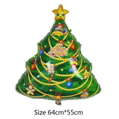 Häid jõule õhupallid Jõuluvana Lumememm Põdra Globos DIY jõulukaunistused koju uusaasta 2022 Navidadi peokaunistused