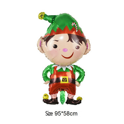 Häid jõule õhupallid Jõuluvana Lumememm Põdra Globos DIY jõulukaunistused koju uusaasta 2022 Navidadi peokaunistused