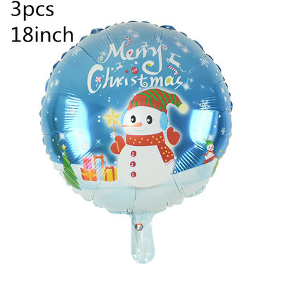 Häid jõule õhupallid Jõuluvana Lumememm Põdra Globos DIY jõulukaunistused koju uusaasta 2022 Navidadi peokaunistused