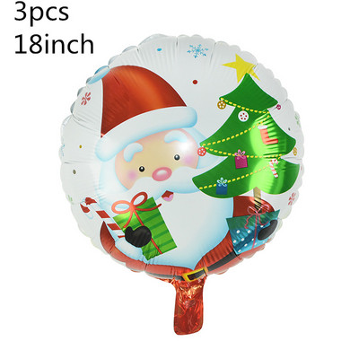 Häid jõule õhupallid Jõuluvana Lumememm Põdra Globos DIY jõulukaunistused koju uusaasta 2022 Navidadi peokaunistused