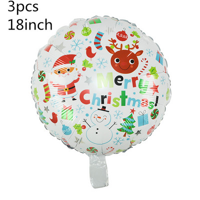 Häid jõule õhupallid Jõuluvana Lumememm Põdra Globos DIY jõulukaunistused koju uusaasta 2022 Navidadi peokaunistused