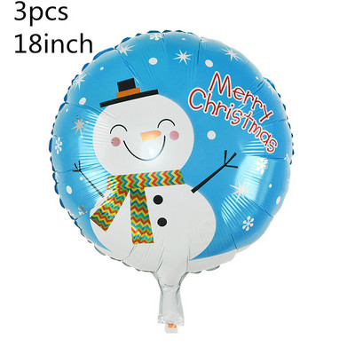 Häid jõule õhupallid Jõuluvana Lumememm Põdra Globos DIY jõulukaunistused koju uusaasta 2022 Navidadi peokaunistused