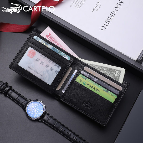 Portofel pentru barbati model nou cu compartiment pentru documente