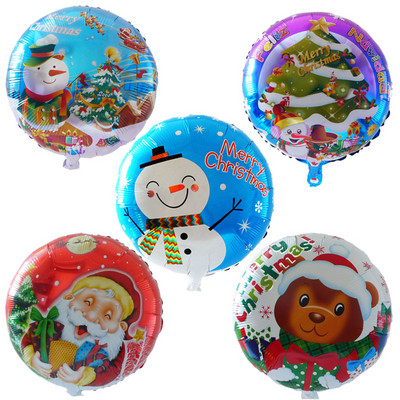 10 τμχ Κόκκινο Πράσινο Αστέρι Καρδιά Γλειφιτζούρι με αλουμινόχαρτο Μπαλόνι για Χαρούμενα Χριστουγεννιάτικα πάρτι Διακόσμηση Αι-Βασίλη Άλκη Αέρα Μπαλόνι Πρωτοχρονιάς Παιδικά Δώρα Μπάλα