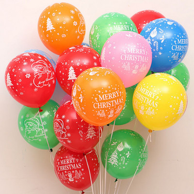 10 τμχ Κόκκινο Πράσινο Αστέρι Καρδιά Γλειφιτζούρι με αλουμινόχαρτο Μπαλόνι για Χαρούμενα Χριστουγεννιάτικα πάρτι Διακόσμηση Αι-Βασίλη Άλκη Αέρα Μπαλόνι Πρωτοχρονιάς Παιδικά Δώρα Μπάλα