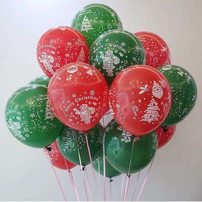 10 τμχ Κόκκινο Πράσινο Αστέρι Καρδιά Γλειφιτζούρι με αλουμινόχαρτο Μπαλόνι για Χαρούμενα Χριστουγεννιάτικα πάρτι Διακόσμηση Αι-Βασίλη Άλκη Αέρα Μπαλόνι Πρωτοχρονιάς Παιδικά Δώρα Μπάλα