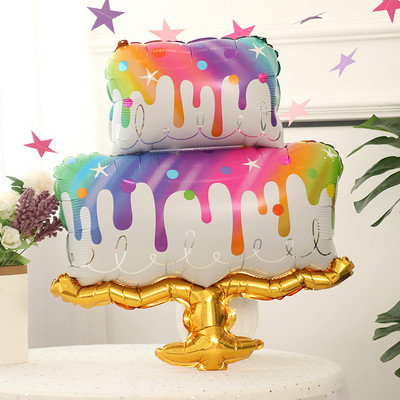 Magusa sõõriku jäätise koogi fooliumist õhupallid LOVE Heeliumi õhupallid Baby Shower Sünnipäevapeo kaunistus Lastele Mänguasi Digitaalkuju Globo