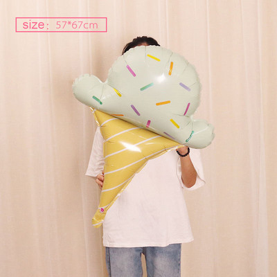 Magusa sõõriku jäätise koogi fooliumist õhupallid LOVE Heeliumi õhupallid Baby Shower Sünnipäevapeo kaunistus Lastele Mänguasi Digitaalkuju Globo