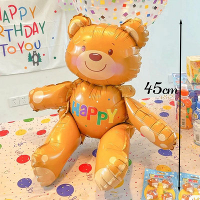 Magusa sõõriku jäätise koogi fooliumist õhupallid LOVE Heeliumi õhupallid Baby Shower Sünnipäevapeo kaunistus Lastele Mänguasi Digitaalkuju Globo