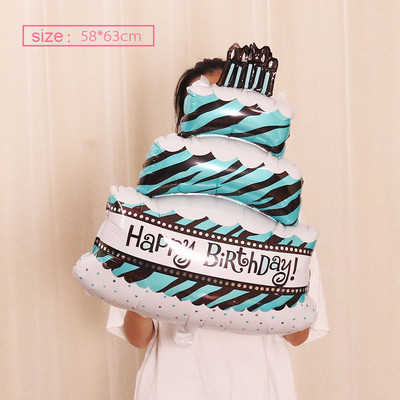 Magusa sõõriku jäätise koogi fooliumist õhupallid LOVE Heeliumi õhupallid Baby Shower Sünnipäevapeo kaunistus Lastele Mänguasi Digitaalkuju Globo