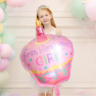 Magusa sõõriku jäätise koogi fooliumist õhupallid LOVE Heeliumi õhupallid Baby Shower Sünnipäevapeo kaunistus Lastele Mänguasi Digitaalkuju Globo