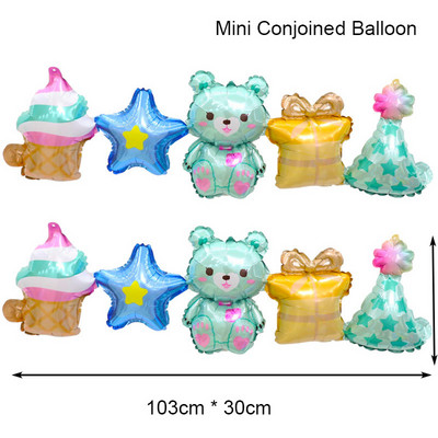 Magusa sõõriku jäätise koogi fooliumist õhupallid LOVE Heeliumi õhupallid Baby Shower Sünnipäevapeo kaunistus Lastele Mänguasi Digitaalkuju Globo