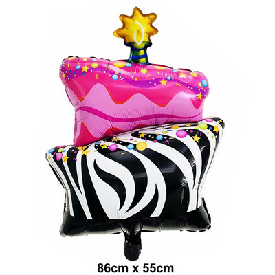 Magusa sõõriku jäätise koogi fooliumist õhupallid LOVE Heeliumi õhupallid Baby Shower Sünnipäevapeo kaunistus Lastele Mänguasi Digitaalkuju Globo