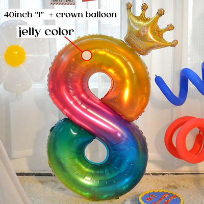 Magusa sõõriku jäätise koogi fooliumist õhupallid LOVE Heeliumi õhupallid Baby Shower Sünnipäevapeo kaunistus Lastele Mänguasi Digitaalkuju Globo