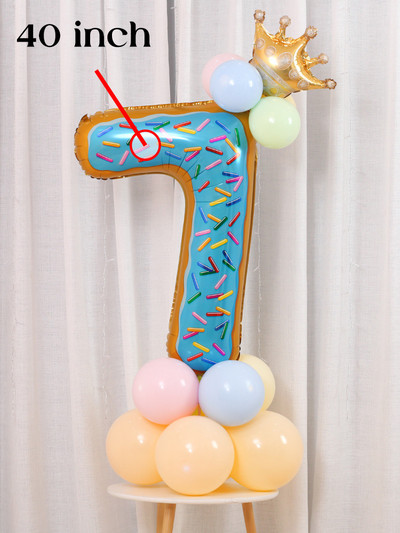 Magusa sõõriku jäätise koogi fooliumist õhupallid LOVE Heeliumi õhupallid Baby Shower Sünnipäevapeo kaunistus Lastele Mänguasi Digitaalkuju Globo