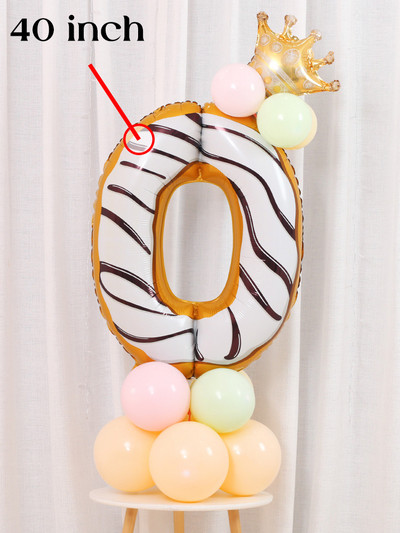 Magusa sõõriku jäätise koogi fooliumist õhupallid LOVE Heeliumi õhupallid Baby Shower Sünnipäevapeo kaunistus Lastele Mänguasi Digitaalkuju Globo