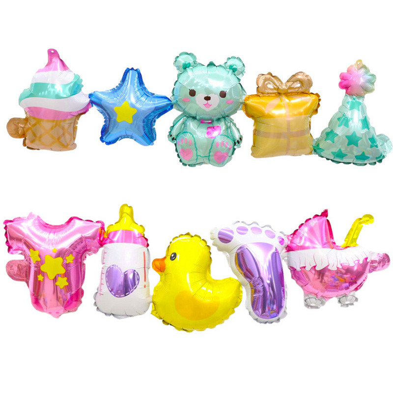 Magusa sõõriku jäätise koogi fooliumist õhupallid LOVE Heeliumi õhupallid Baby Shower Sünnipäevapeo kaunistus Lastele Mänguasi Digitaalkuju Globo