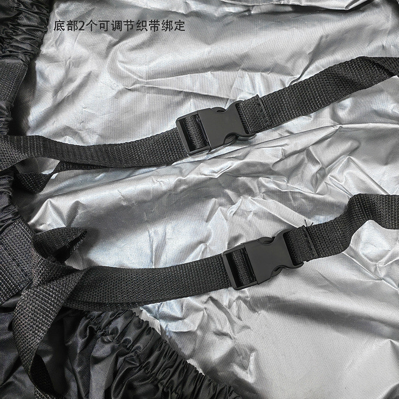 Husă pentru grătar, în aer liber, rezistentă la praf, impermeabilă, pentru cuptorul de pizza, huse de grătar, de protecție împotriva ploaiei, pentru exterior, pentru grătar, rotund cu mâner