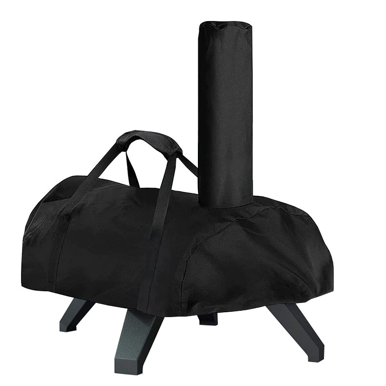 Husă pentru grătar, în aer liber, rezistentă la praf, impermeabilă, pentru cuptorul de pizza, huse de grătar, de protecție împotriva ploaiei, pentru exterior, pentru grătar, rotund cu mâner