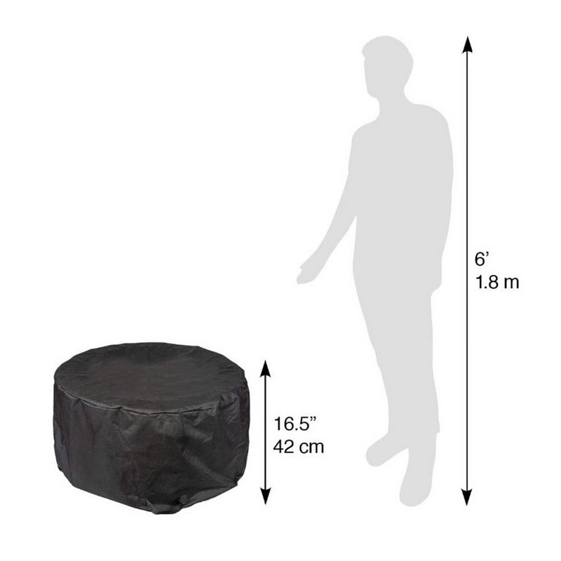 Husă pentru grătar, în aer liber, rezistentă la praf, pentru Weber, capac pentru grătar rezistent la ploaie, husă pentru grătar, accesoriu rotund