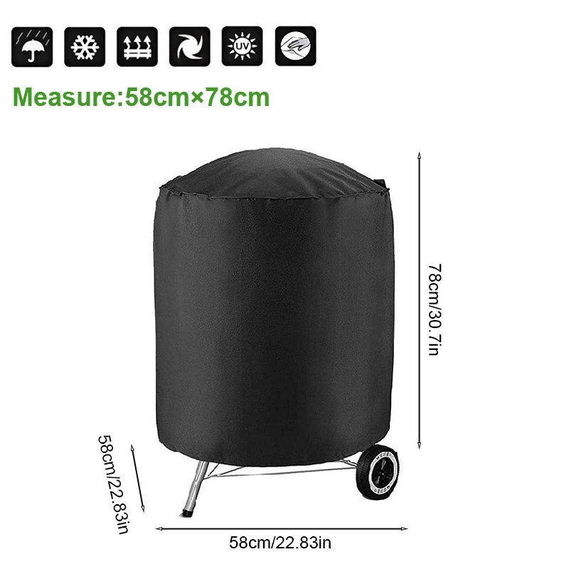 BBQ grila grila pārsegs āra lietus gāzei kokogles elektrisks pārnēsājams ūdensnecaurlaidīgs grila pārsegs mājas piederumi bbq piederumi