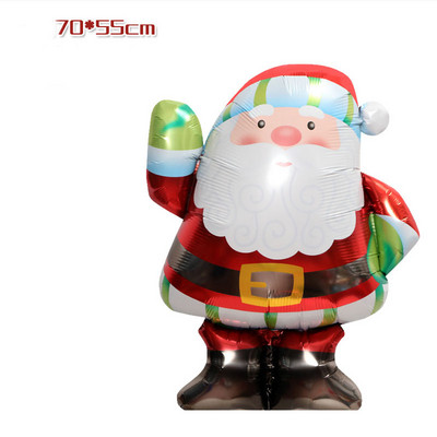 Ziemassvētku balons Ziemassvētku kruķis konfekte Ziemassvētku vecīša dāvanu kastīte balons bērniem dod priekšroku priecīgiem Ziemassvētku dekoriem mājām 2023