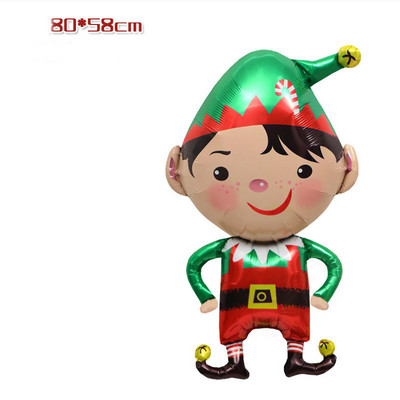 Ziemassvētku balons Ziemassvētku kruķis konfekte Ziemassvētku vecīša dāvanu kastīte balons bērniem dod priekšroku priecīgiem Ziemassvētku dekoriem mājām 2023