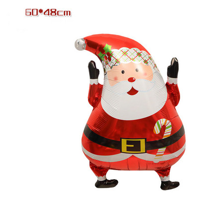 Ziemassvētku balons Ziemassvētku kruķis konfekte Ziemassvētku vecīša dāvanu kastīte balons bērniem dod priekšroku priecīgiem Ziemassvētku dekoriem mājām 2023