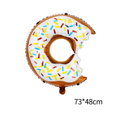 Värvilised kommid Sünnipäevapidu Lastepäeva Dekoratiivtooted Šokolaadisõõrikuburger Popkorni Alumiiniumist õhupall