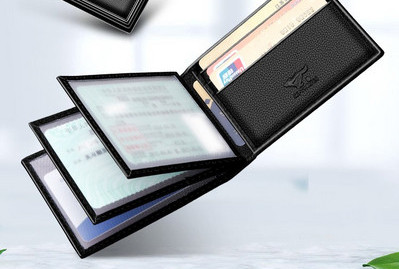 Portofel pentru bărbați cu sloturi pentru carduri