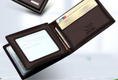 Portofel pentru bărbați cu sloturi pentru carduri