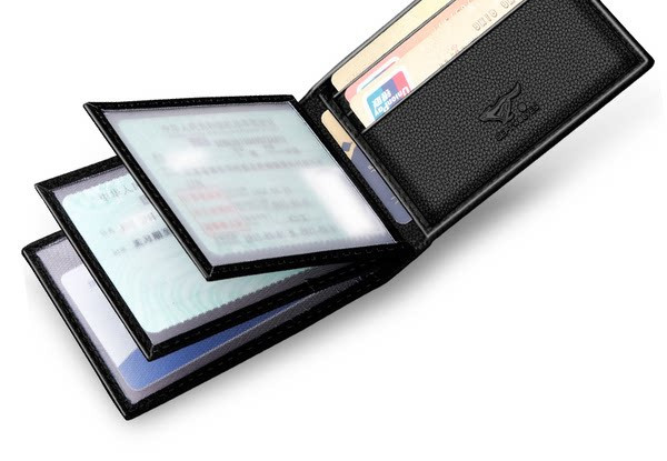 Portofel pentru bărbați cu sloturi pentru carduri