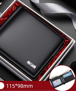 Kunstnahast meeste rahakott - musta ja pruuni värvi