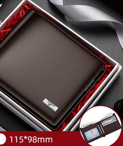 Kunstnahast meeste rahakott - musta ja pruuni värvi