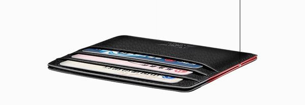 Portofel din piele ecologica cu slot pentru carduri de credit pentru barbati