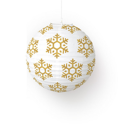 Kabantis Žibintas Kiniškas popierinis rutulys lempa Kalėdų šventės dekoravimo aksesuarai Kalėdų senelio dovana amatų dekoras Kalėdų eglutė