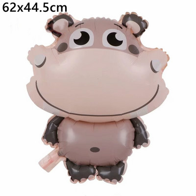 1 buc. Balon de iepuraș gri, urechi lungi, balon cu heliu de iepure, pentru baby shower, decorare pentru nunta, pentru petrecerea de naștere, balon din folie de aluminiu