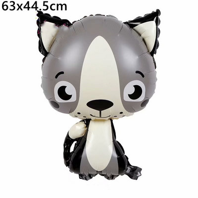 1 buc. Balon de iepuraș gri, urechi lungi, balon cu heliu de iepure, pentru baby shower, decorare pentru nunta, pentru petrecerea de naștere, balon din folie de aluminiu