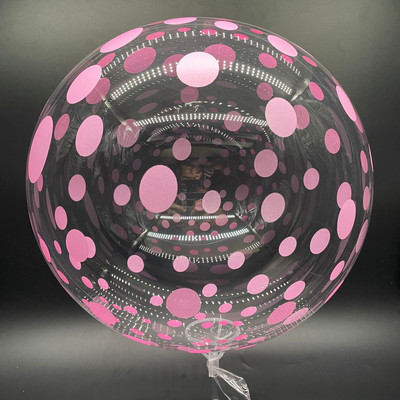 Baloane BoBo imprimate cu fluturi de 20 inch La mulți ani Balon transparent cu bule pentru petrecere de naștere pentru baby shower Decorații de nuntă