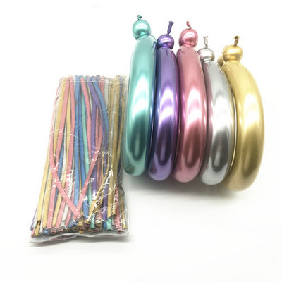 10 buc. Baloane lungi din latex, culori amestecate, balon magic Twist pentru petrecere, decorare pentru nunta, decorațiuni pentru baby shower.