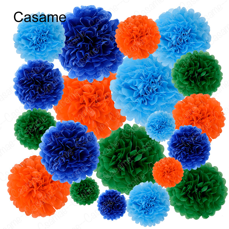Vestuvių ir kitoms progoms skirtų kabančių gėlių papuošalų rinkinys, spalvingas dekoravimo žibintas, skirtas vestuvėms ir kitoms progoms